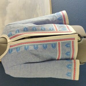 j Mclaughlin linen blazer xs